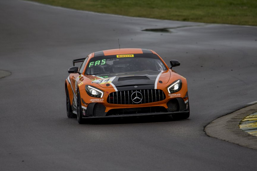 #34, Mercedes-AMG GT4, Matthew Fassnacht and Christian Szymczak, GT4 East, VIRginia International Raceway, Alton VA
