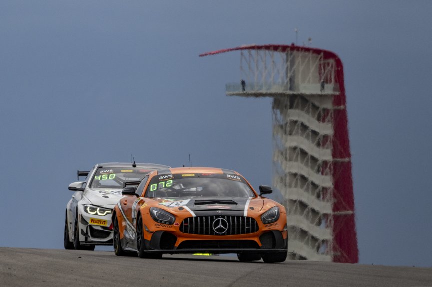 #72 Mercedes-AMG GT4 of Kenny Murillo and Christian Sczymzak, Murillo Racing, SL, Pirelli GT4 America, SRO America, Circuit of the Americas, Austin, Texas, April May 2021.